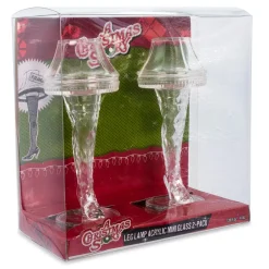 A Christmas Story Leg Lamp 2-Ounce Mini Shot Glasses | Set of 2
