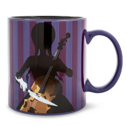 Addams Family Wednesday Cello Silhouette Ceramic Mug | Holds 20 Ounces
