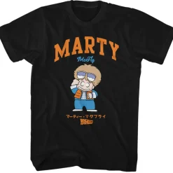 Back to the Future - Marty Cartoon (Black)