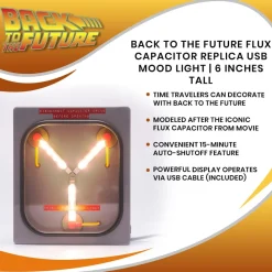 Back to the Future Flux Capacitor Replica USB Mood Light | 6 Inches Tall