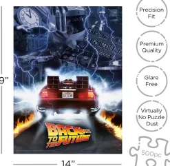 Back To The Future Out A Time 500 Piece Jigsaw Puzzle