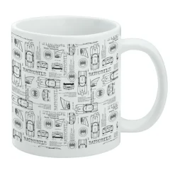 Batman - Batmobile Blueprints Mug