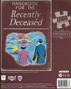 Beetlejuice Handbook of the Deceased 1000 Piece Jigsaw Puzzle