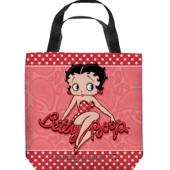 Betty Boop - Paisley & Polka Dots Tote Bag