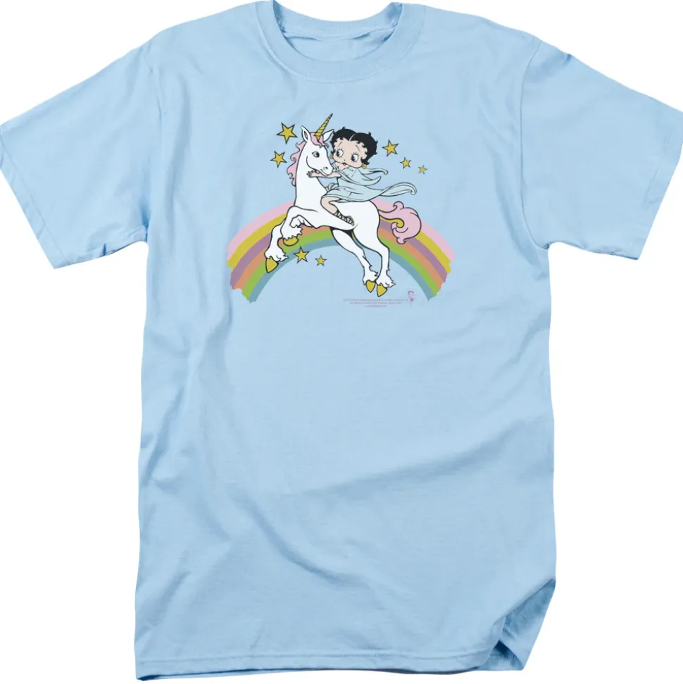 Betty Boop - Unicorn & Rainbow