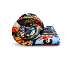 8-Bit Armageddon Retro Video Games Fleece Throw Blanket | 45 x 60 Inches