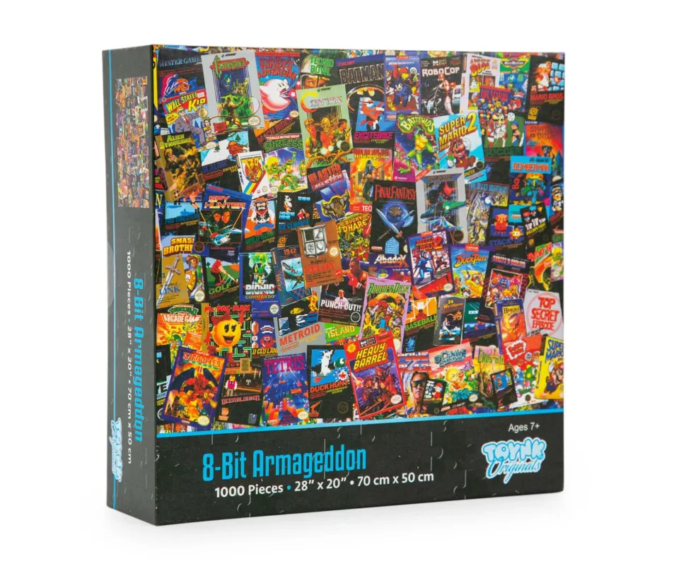 8-Bit Armageddon Retro Video Game Puzzle | 1000 Piece Jigsaw Puzzle