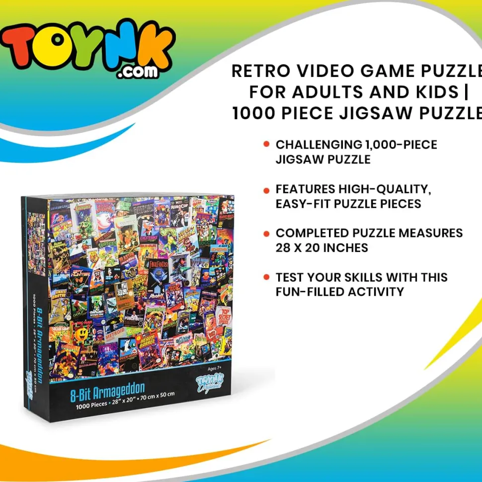 8-Bit Armageddon Retro Video Game Puzzle | 1000 Piece Jigsaw Puzzle