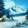 Bob Ross A Perfect Winter Day Nature Puzzle | 1000 Piece Jigsaw Puzzle
