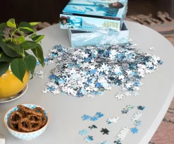 Bob Ross A Perfect Winter Day Nature Puzzle | 1000 Piece Jigsaw Puzzle