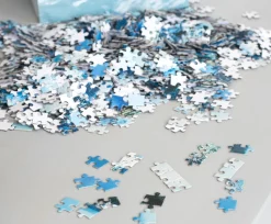 Bob Ross A Perfect Winter Day Nature Puzzle | 1000 Piece Jigsaw Puzzle