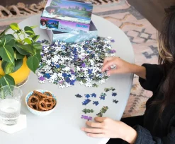 Bob Ross Blue River Nature Puzzle | 1000 Piece Jigsaw Puzzle