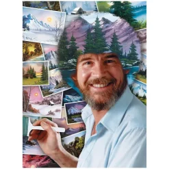 Bob Ross Hair 500 Piece Jigsaw Puzzle