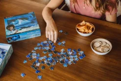 Bob Ross Northern Lights Aurora Borealis Puzzle | 1000 Piece Jigsaw Puzzle