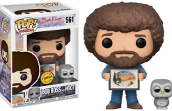 Bob Ross POP Vinyl Figure: Bob Ross w/ Hoot (Chase)