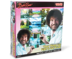 Bob Ross These Things Live Right In Your Brush 1000 Piece Jigsaw Puzzle