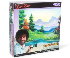 Bob Ross Trapper's Cabin Nature Puzzle | 1000 Piece Jigsaw Puzzle