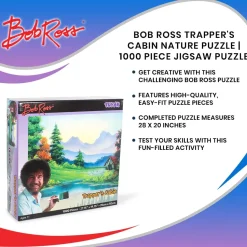 Bob Ross Trapper's Cabin Nature Puzzle | 1000 Piece Jigsaw Puzzle