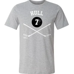 Bobby Hull Chicago 7 Sticks WHT