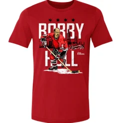 Bobby Hull Chicago Skyline WHT
