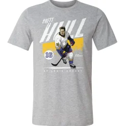 Brett Hull St. Louis Grunge WHT