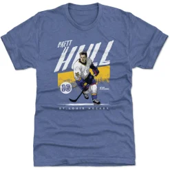 Brett Hull St. Louis Grunge WHT