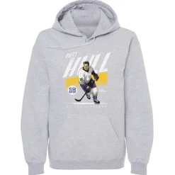 Brett Hull St. Louis Grunge WHT