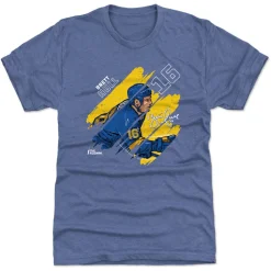 Brett Hull Stripes WHT