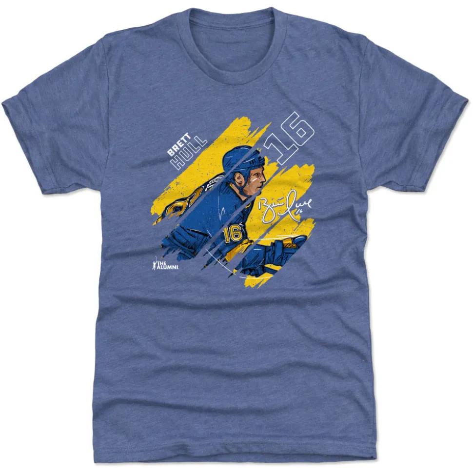 Brett Hull Stripes WHT