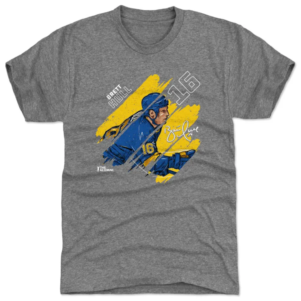 Brett Hull Stripes WHT