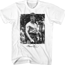 Bruce Lee - B&W Bruce Photo and Signature