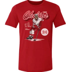 Chris Chelios Detroit Retro Script WHT