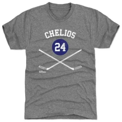 Chris Chelios Montreal 24 Sticks WHT