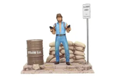 Chuck Norris Invasion USA 7 Inch Matt Hunter Figure with Diorama
