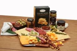 Classic Gourmet Cheese and Snacks Charcuterie Board