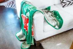 Claussen Kosher Dill Pickles Fleece Throw Blanket | 45 x 60 Inches