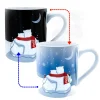 Coca-Cola Holiday Polar Bears Heat-Reveal Ceramic Mug | Holds 14 Ounces