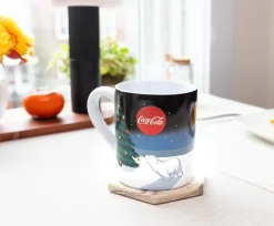 Coca-Cola Holiday Polar Bears Heat-Reveal Ceramic Mug | Holds 14 Ounces