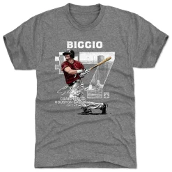Craig Biggio Throwback Number WHT