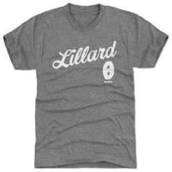 Damian Lillard Milwaukee Script WHT