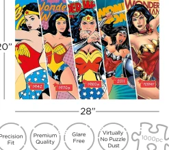 DC Comics Wonder Woman Timeline 1000 Piece Jigsaw Puzzle