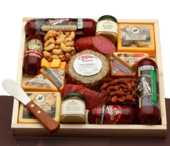 Deluxe Meat & Cheese Lovers Sampler Tray