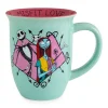 Disney Nightmare Before Christmas Jack and Sally 20-Ounce Wide Rim Ceramic Mug