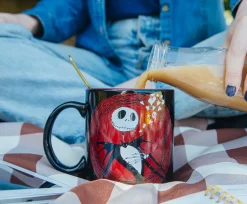 Disney The Nightmare Before Christmas Jack Hearts Ceramic Mug | 20 Ounces