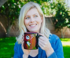 Disney The Nightmare Before Christmas Jack Hearts Ceramic Mug | 20 Ounces