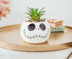 Disney The Nightmare Before Christmas Jack Skellington 6 Inch Ceramic Planter