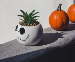 Disney The Nightmare Before Christmas Jack Skellington 6 Inch Ceramic Planter