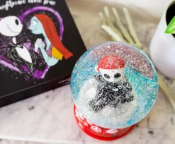 Disney The Nightmare Before Christmas Santa Jack 6-Inch Light-Up Snow Globe