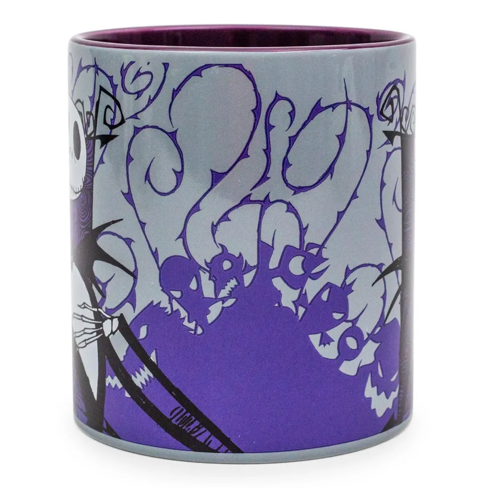 Disney The Nightmare Before Christmas Jack Skellington Purple Ceramic Mug