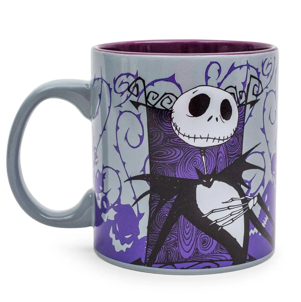 Disney The Nightmare Before Christmas Jack Skellington Purple Ceramic Mug